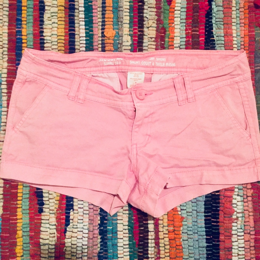Light Pink Short Shorts